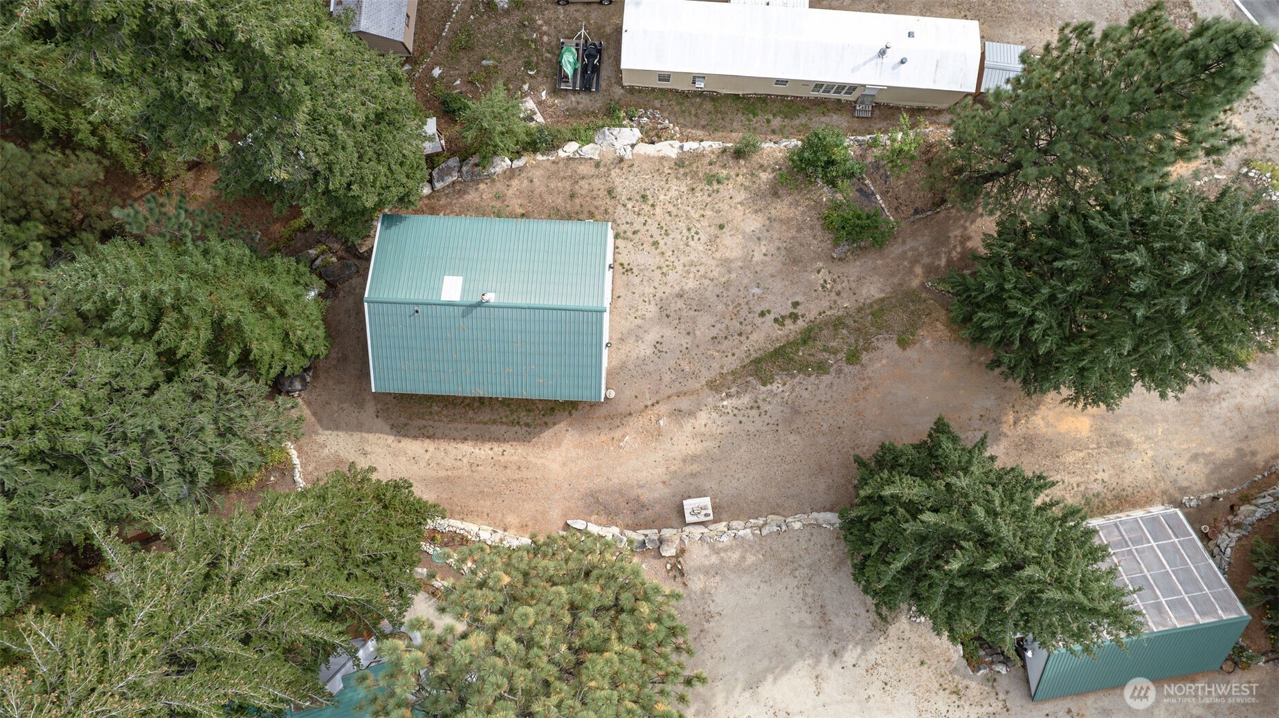17972 Entiat River Road Entiat, WA 98822 - Photo 28 of 34 an aerial view of a house with a yard