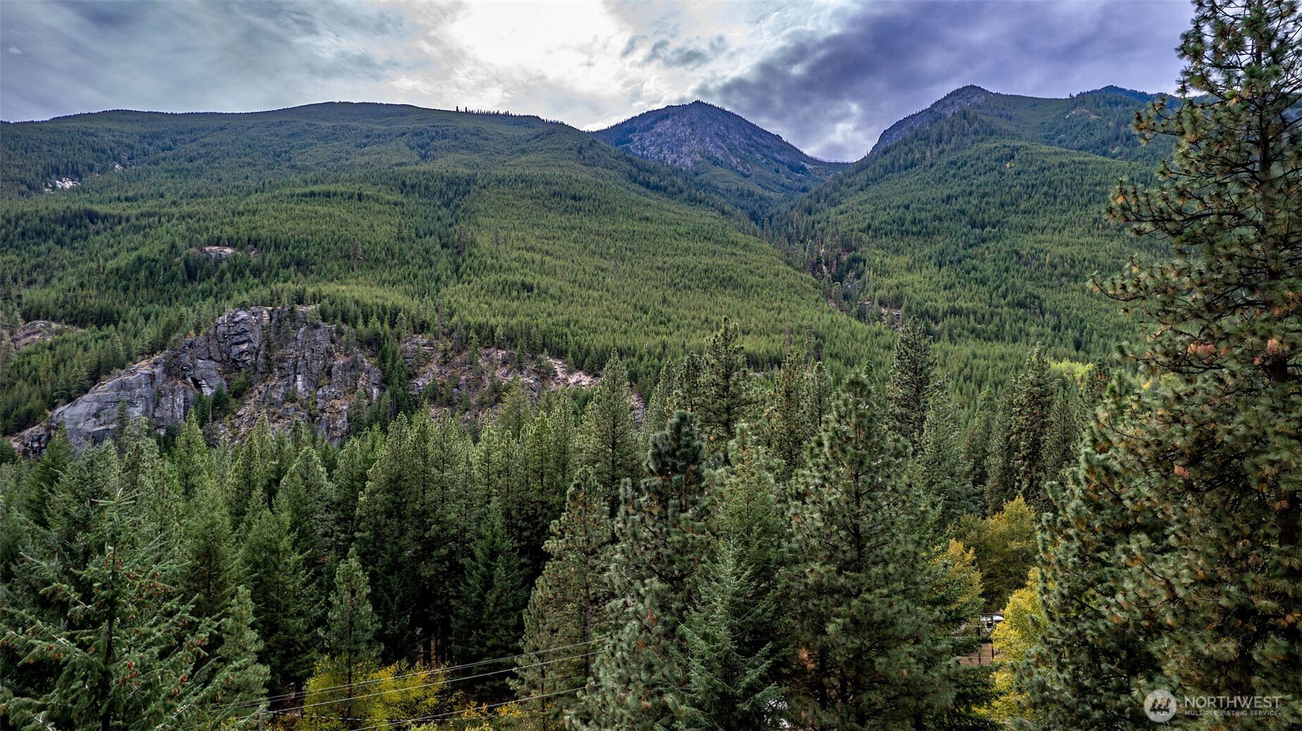 17972 Entiat River Road Entiat, WA 98822 - Photo 33 of 34 a view of a lush green hillside and a building