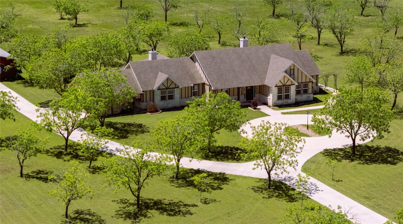 Aerial view of property and surrounding area