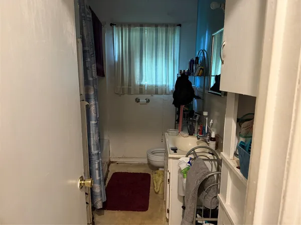 a view of storage and utility room