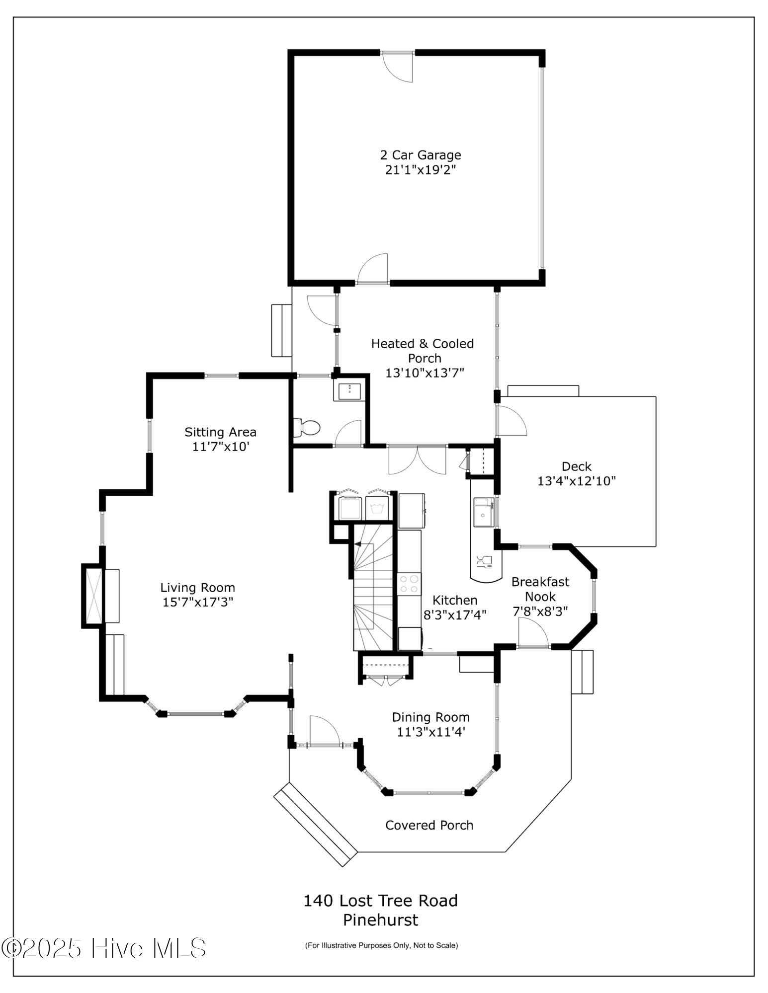 140 Lost Tree Road Pinehurst, NC 28374 - Photo 71 of 72 Floor Plan Downstairs