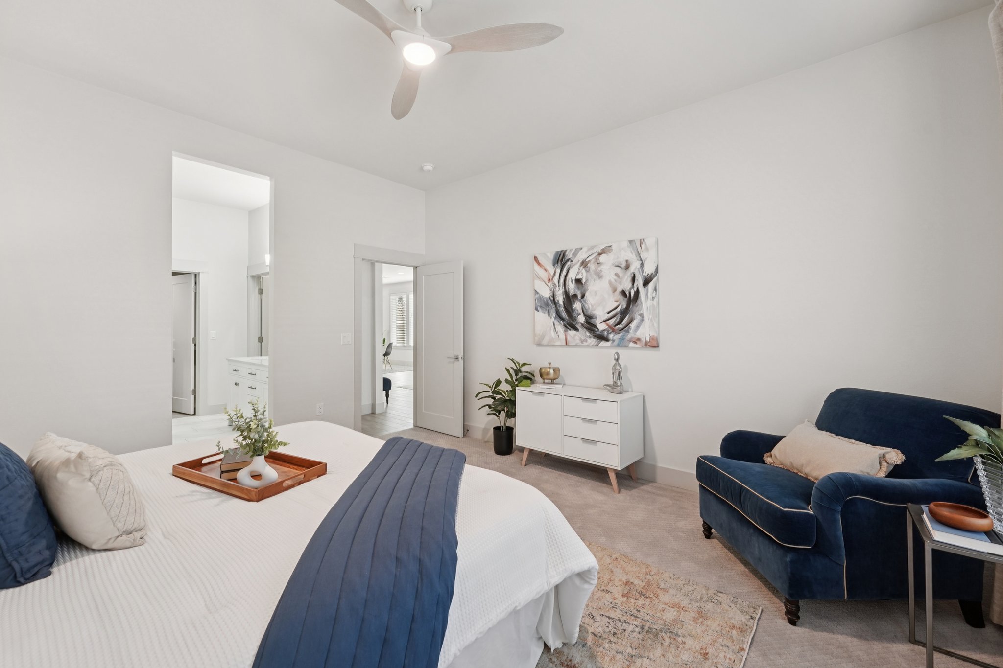 3711 Cedar Street Austin, TX 78705 - Photo 13 of 40 a living room with furniture and wooden floor