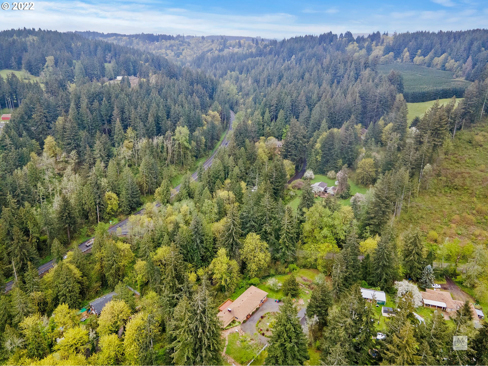 22496 South Bartholomew Road Estacada, OR 97023 - Photo 30 of 32 a view of a bunch of trees and bushes