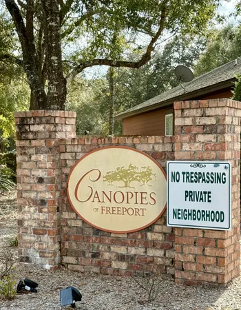 a sign on the side of a building