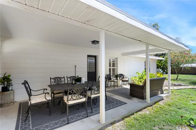 a outdoor space with patio the couch and chairs
