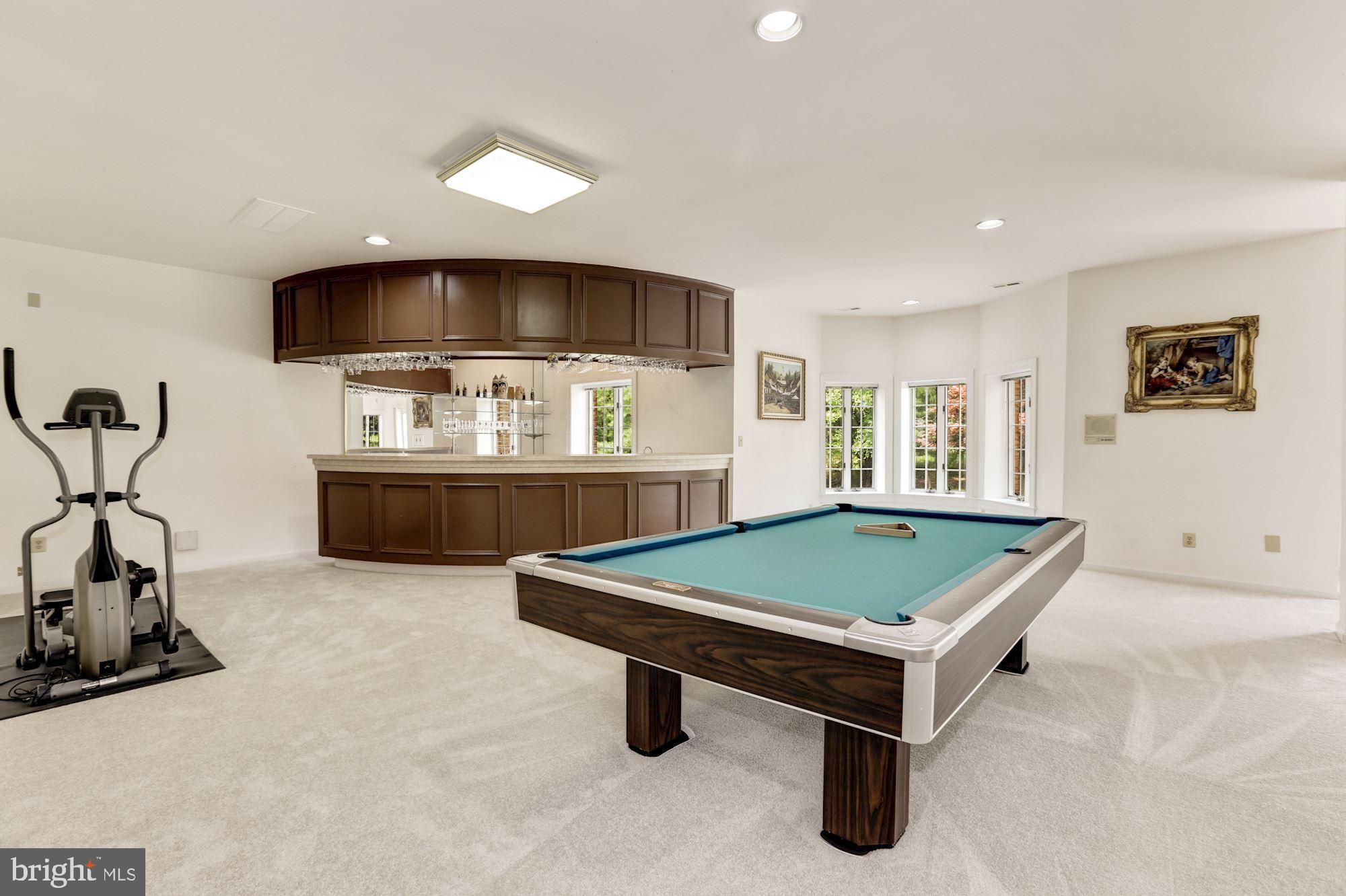 914 Helga Place McLean, VA 22102 - Photo 61 of 72 a room with pool table and flat screen tv