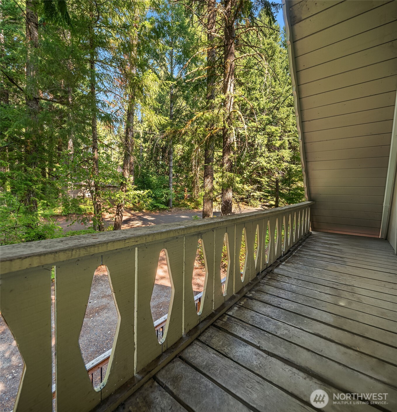 131 Timberline Drive West Packwood, WA 98361 - Photo 13 of 30 a balcony with wooden floor
