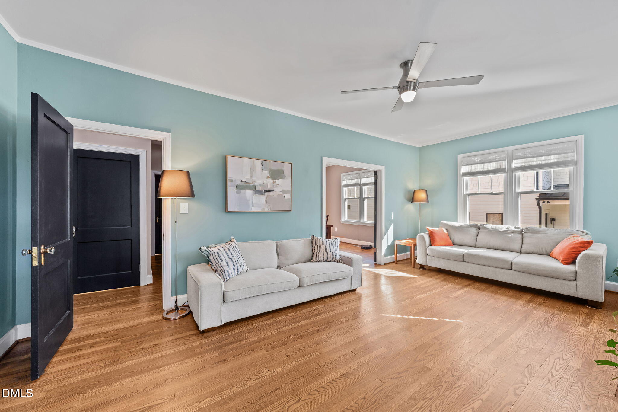 3322 Ruffin Street Raleigh, NC 27607 - Photo 15 of 57 a living room with furniture and a large window
