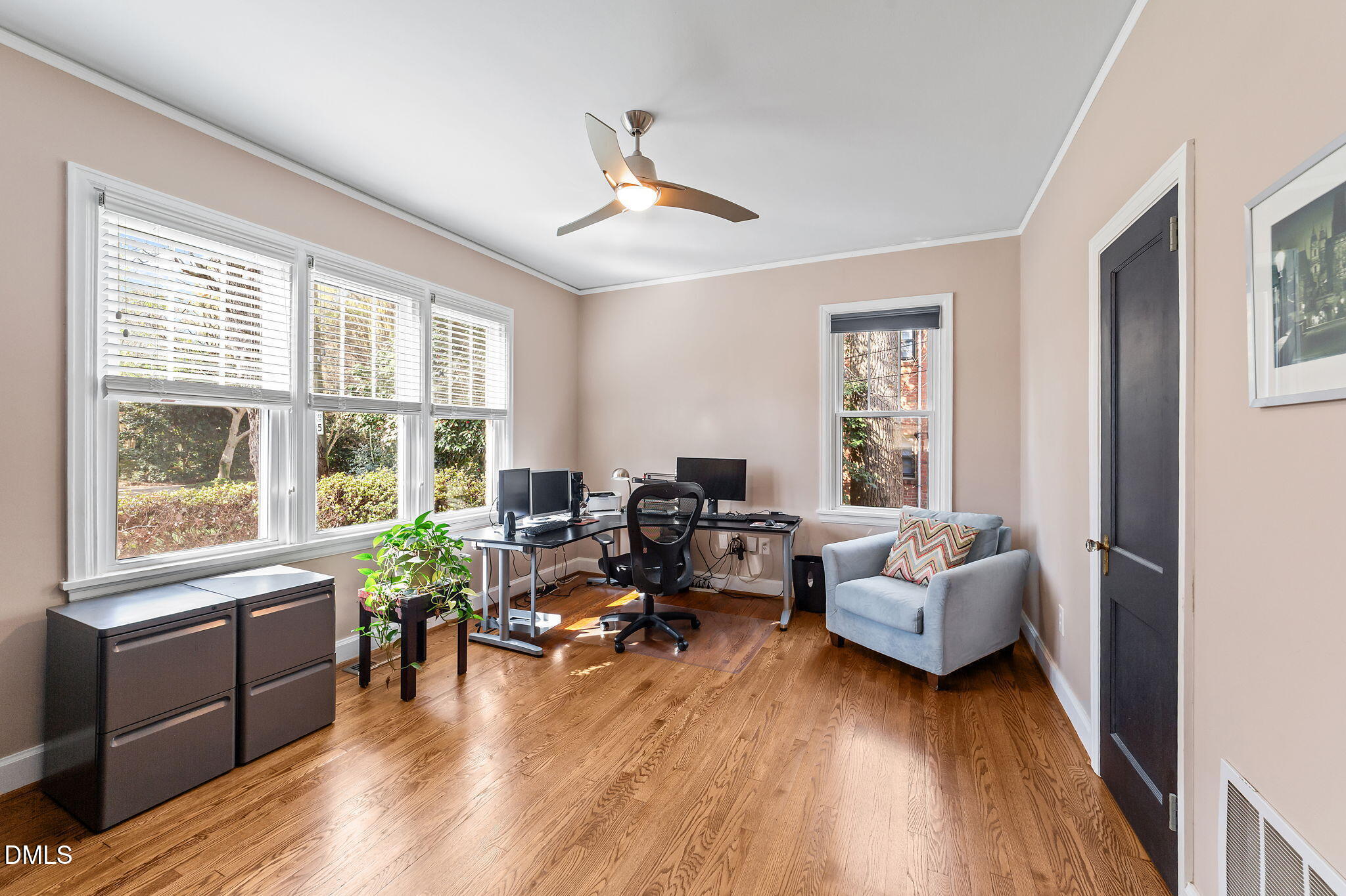 3322 Ruffin Street Raleigh, NC 27607 - Photo 33 of 57 a living room with furniture and a large window