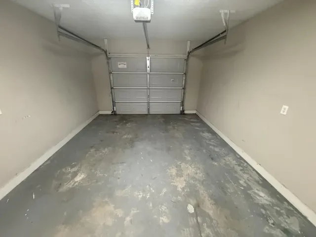 a view of a room with an empty space