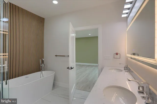 a view of an empty room