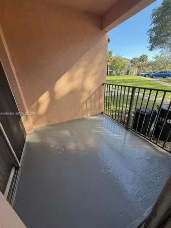 a view of balcony