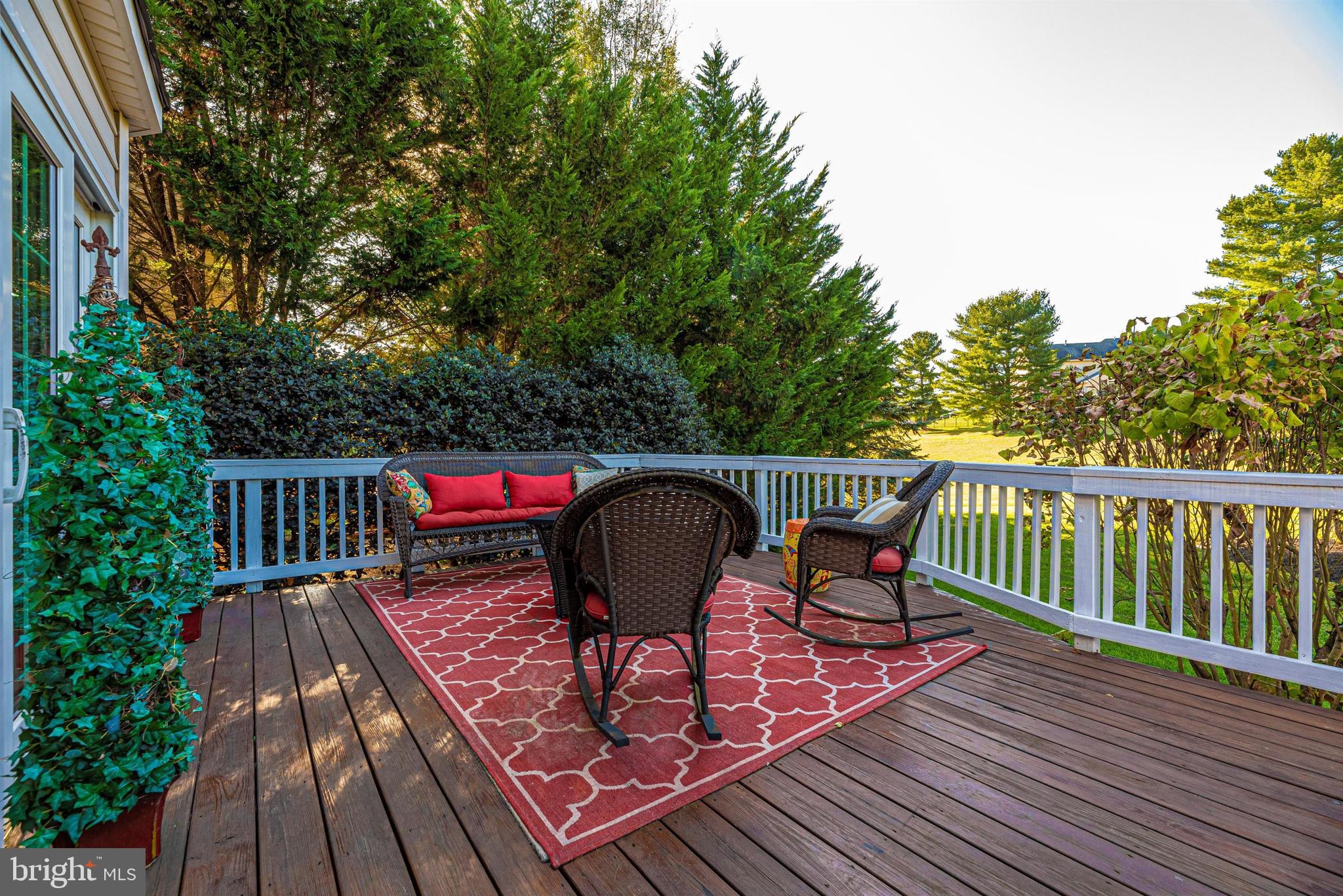 11221 Country Club Road New Market, MD 21774 - Photo 31 of 44 Deck Overlooks Yard and Common Area