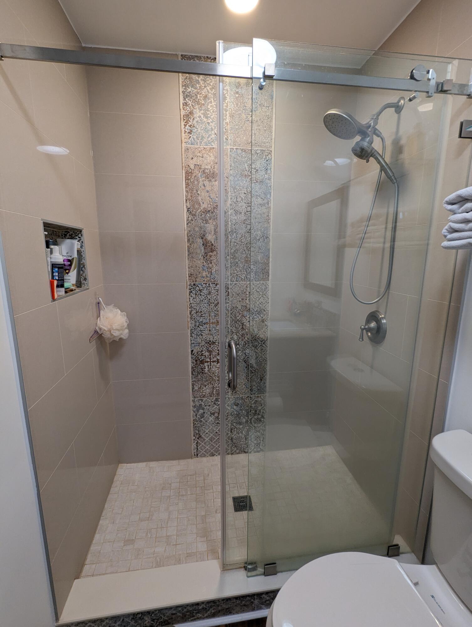 Undisclosed Address Miami, FL 33126 - Photo 8 of 14 a bathroom with a shower and toilet