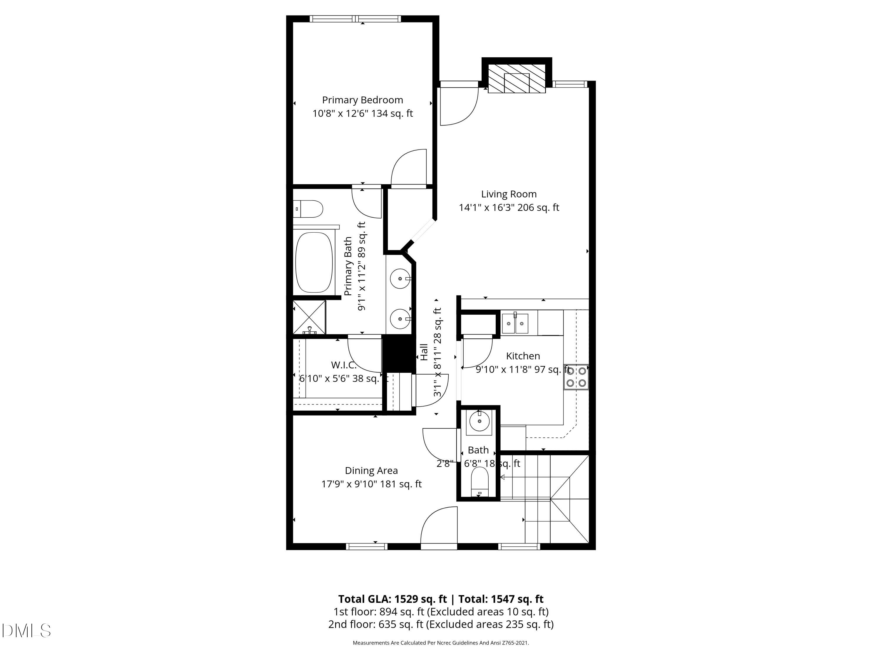 4806 Landover Arbor Place Raleigh, NC 27616 - Photo 5 of 40 1st_floor_4806_landover_arbor_place_rale