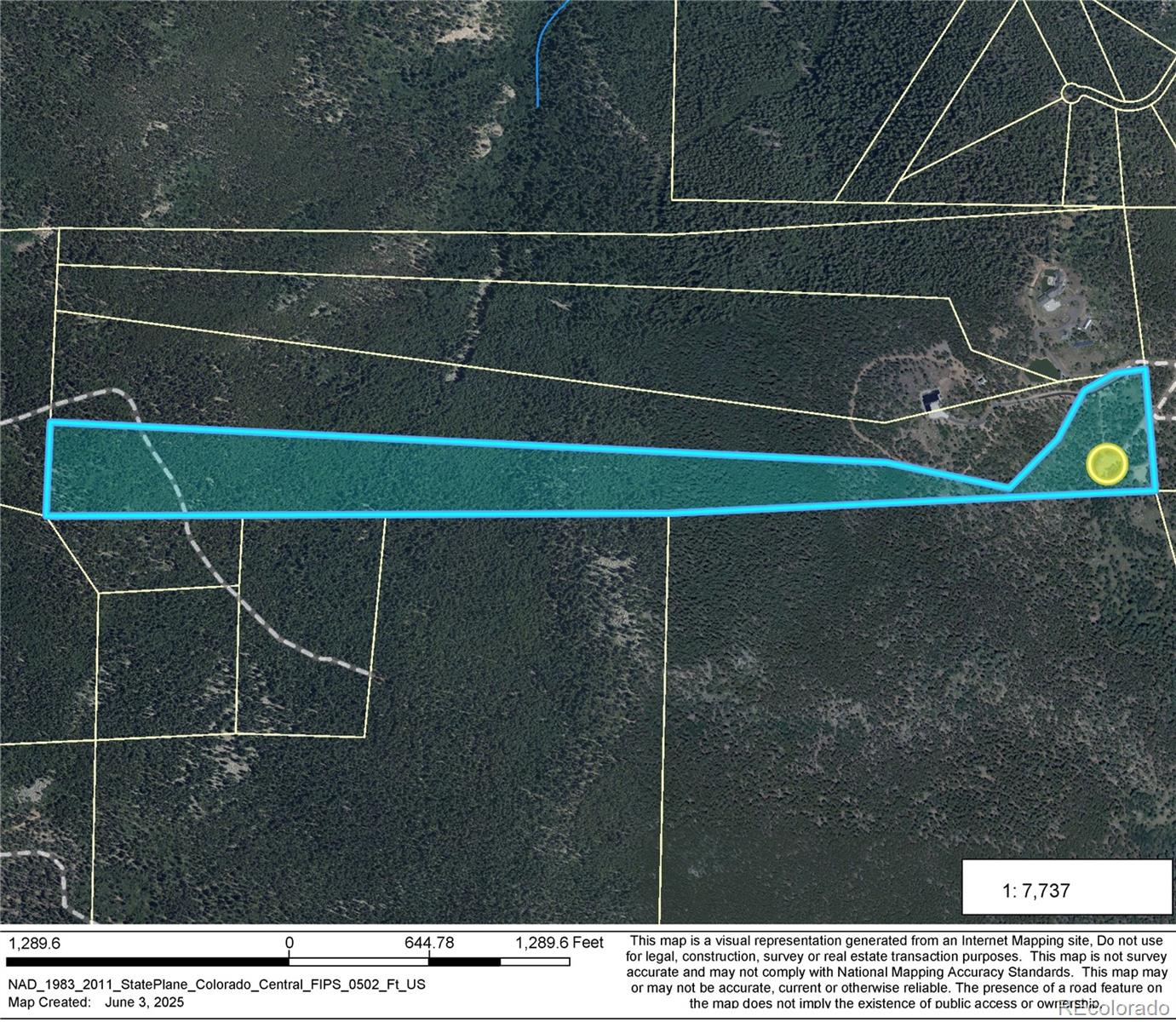 3665 Beaver Brook Canyon Road Evergreen, CO 80439 - Photo 30 of 30 a view of a tennis court