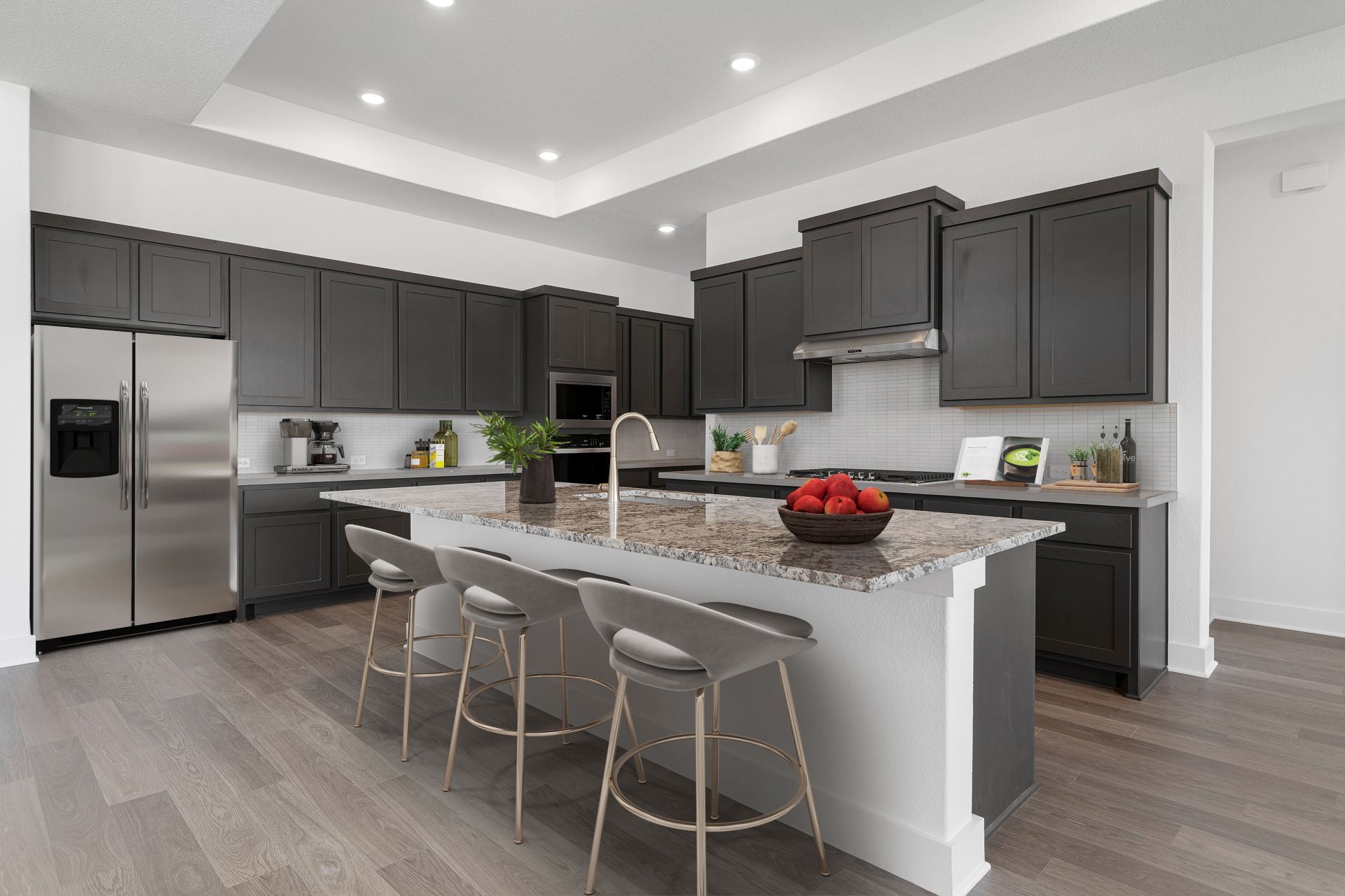 820 South Hemingway Loop Liberty Hill, TX 78642 - Photo 3 of 35 Light & Bright Kitchen - Virtually Staged