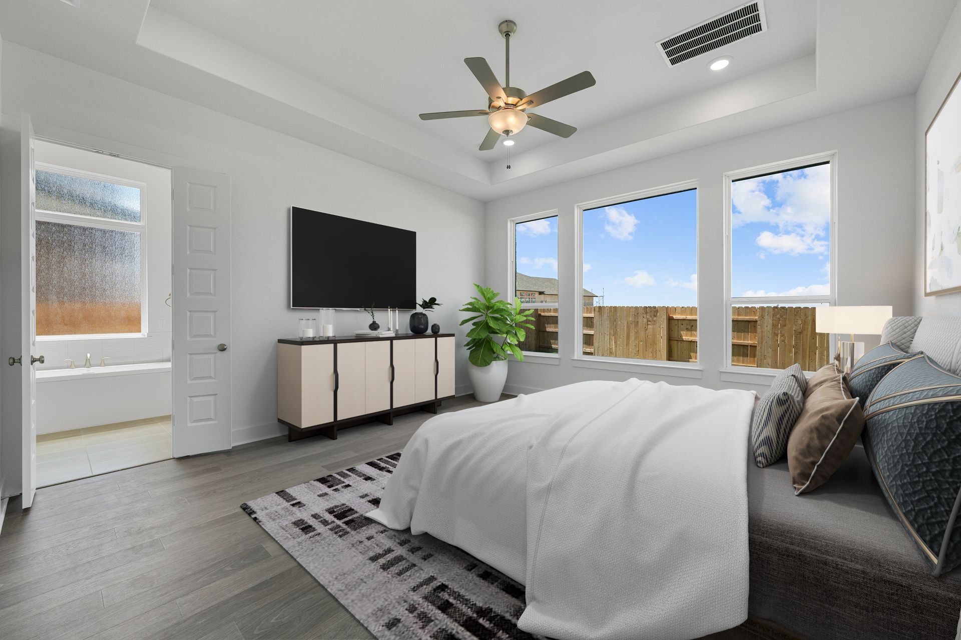 820 South Hemingway Loop Liberty Hill, TX 78642 - Photo 5 of 35 Primary Bedroom - Virtually Staged