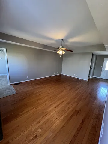 wooden floor in an empty room