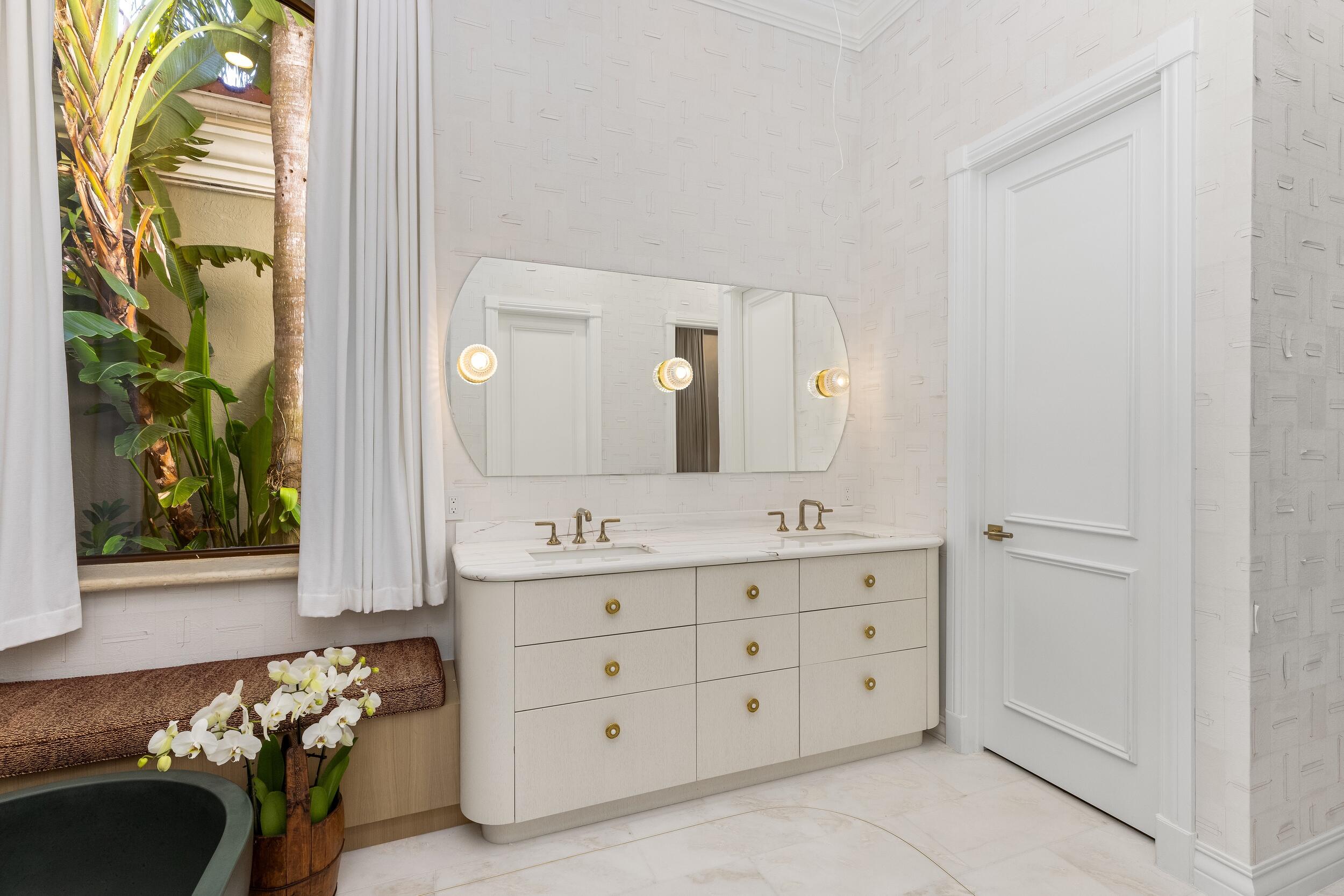 422 Addison Park Lane Boca Raton, FL 33432 - Photo 35 of 70 a bathroom with a double vanity sink mirror and