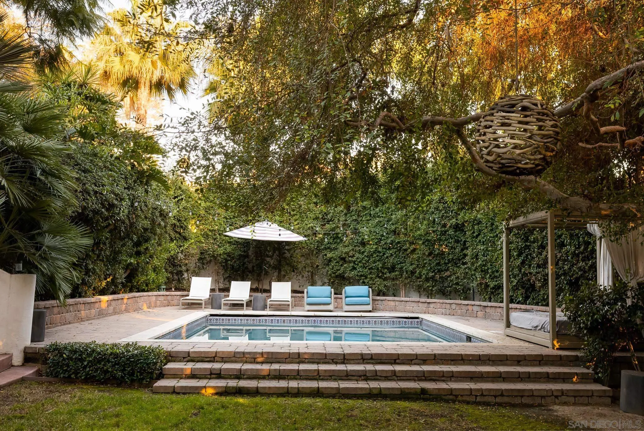 1004 Devonshire Drive San Diego, CA 92107 - Photo 48 of 54 a view of a swimming pool with sitting area