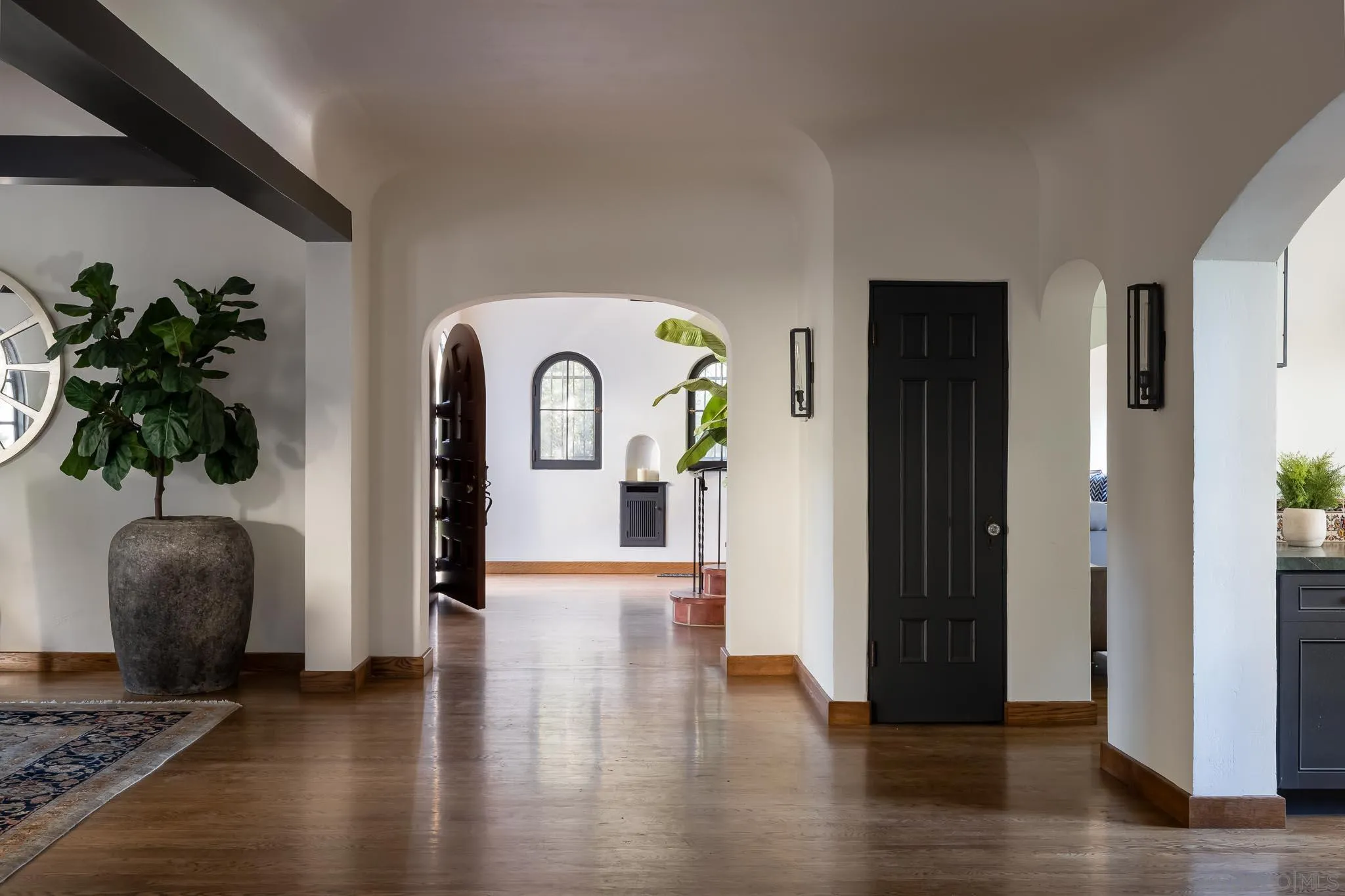 1004 Devonshire Drive San Diego, CA 92107 - Photo 9 of 54 a view of entryway with livingroom and wooden floor
