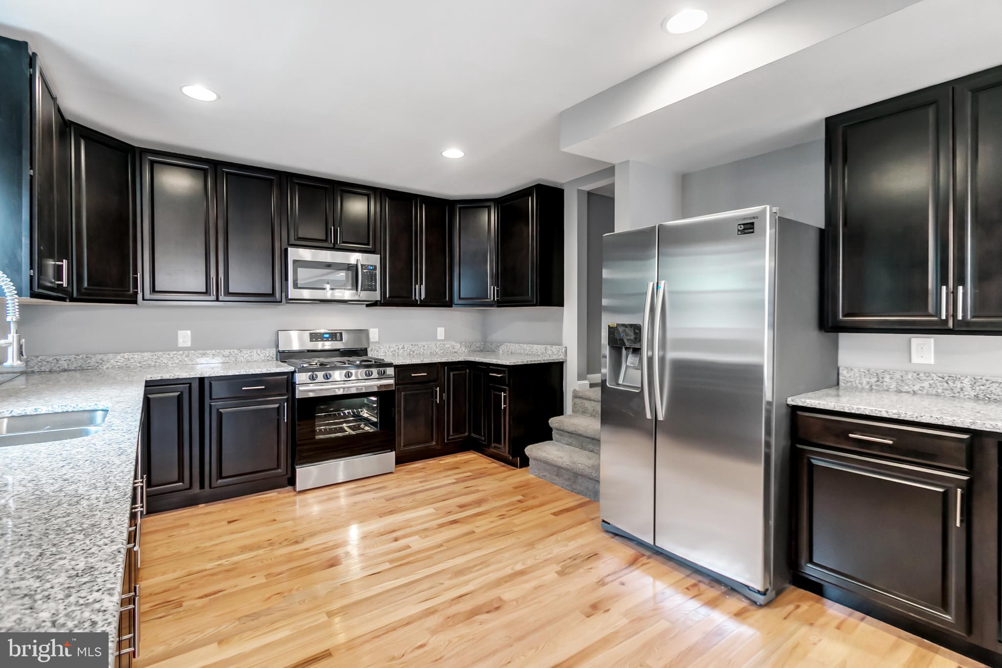3501 Old Mill Road Baltimore, MD 21207 - Photo 14 of 46 Kitchen. Hardwood floors.