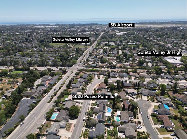 6020 Paseo Palmilla Goleta, CA 93117 - Photo 29 of 33 an aerial view of a city