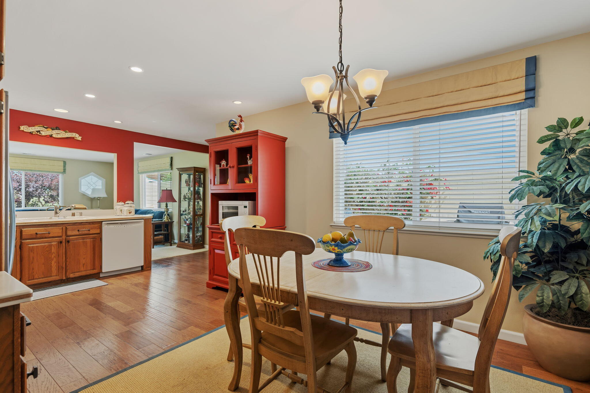 6020 Paseo Palmilla Goleta, CA 93117 - Photo 8 of 33 a view of a dining room with furniture window and wooden floor