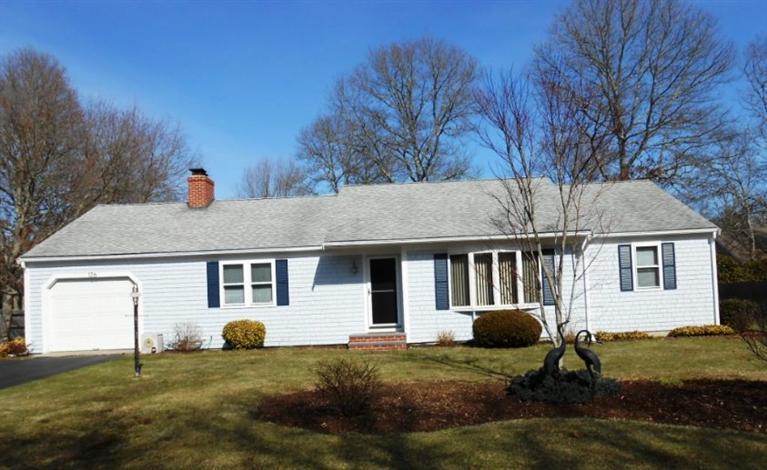 126 James Otis Road Centerville, MA 02632 - Photo 17 of 17 a view of a house with backyard and trees