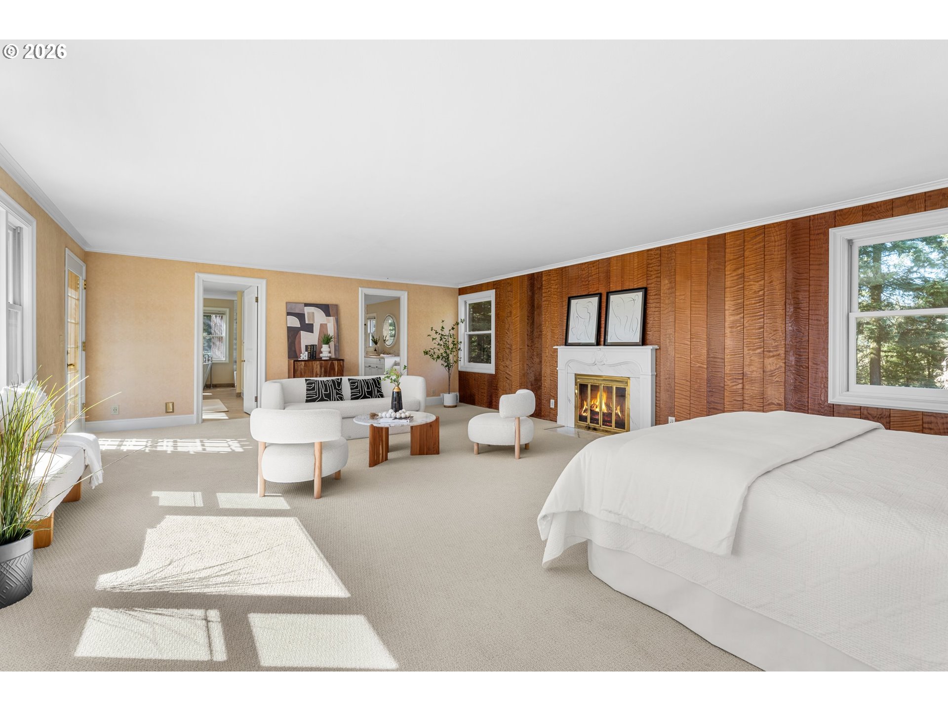 2732 Southwest Scholls Ferry Road Portland, OR 97221 - Photo 21 of 46 a living room with furniture and a large window