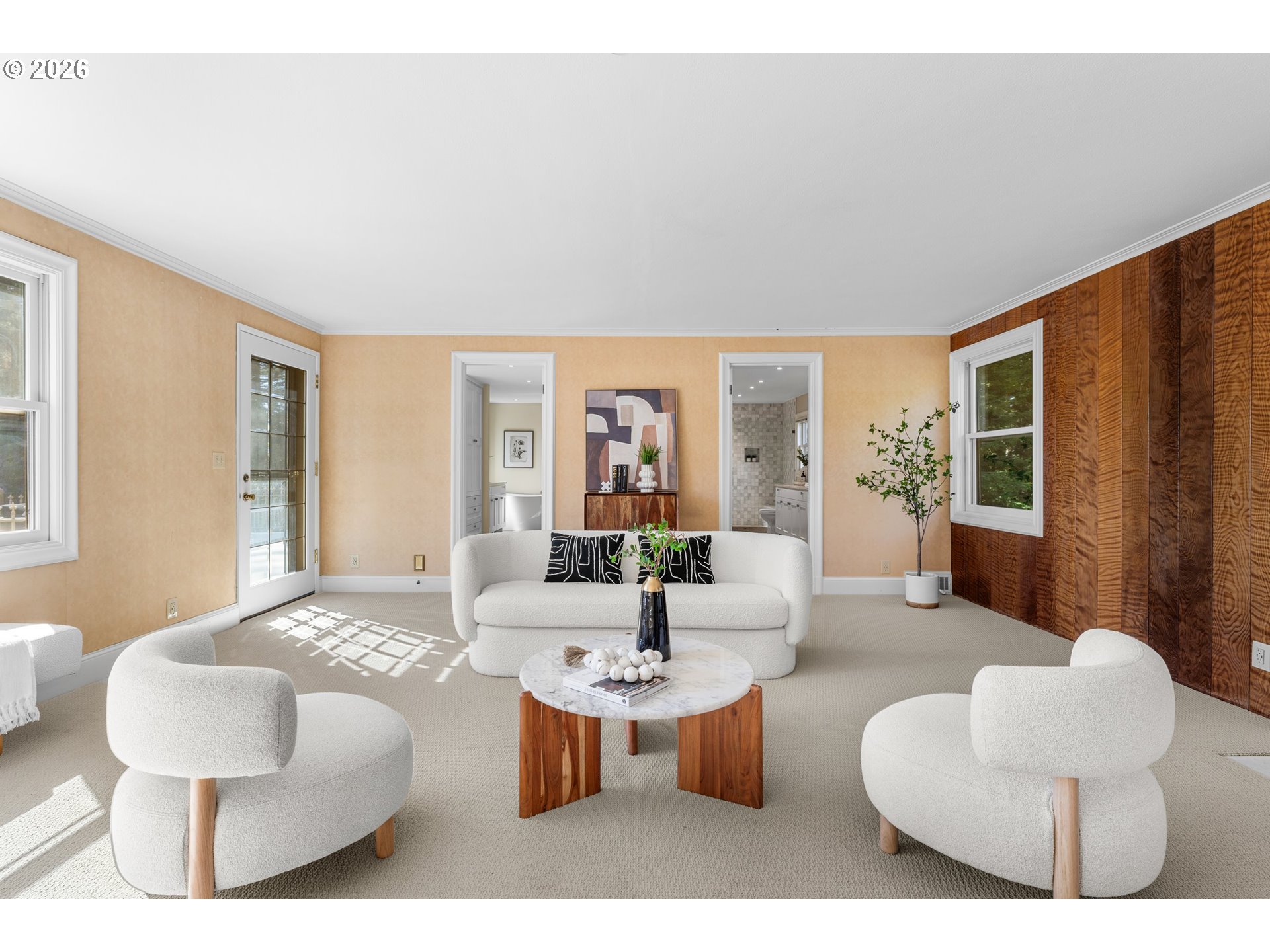 2732 Southwest Scholls Ferry Road Portland, OR 97221 - Photo 23 of 46 a living room with furniture and white walls