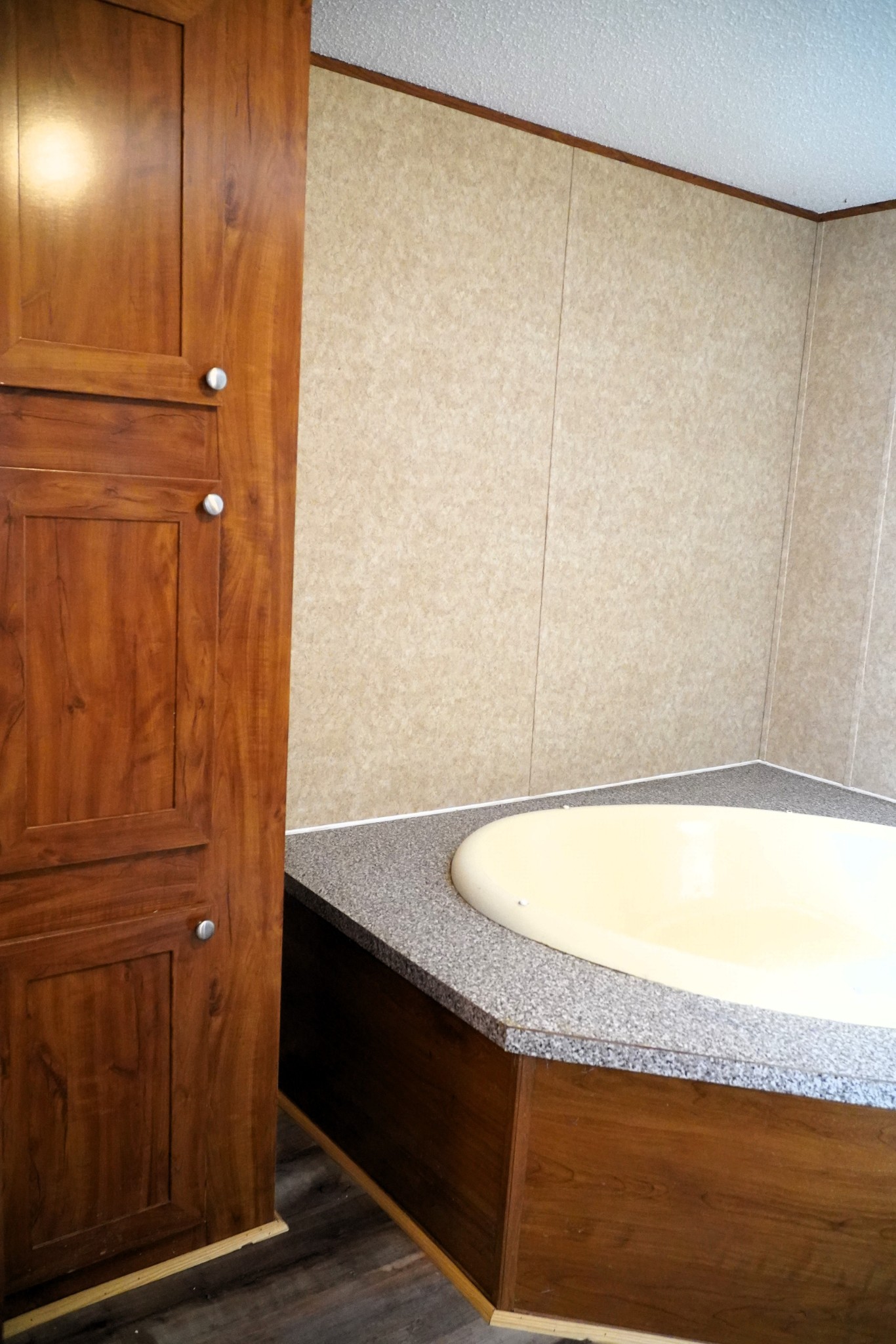 237 Red Oak Road Petersburg, TN 37144 - Photo 21 of 57 a bathroom with a granite countertop sink and shower