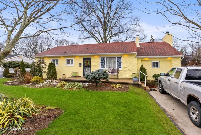 a view of a house with a patio