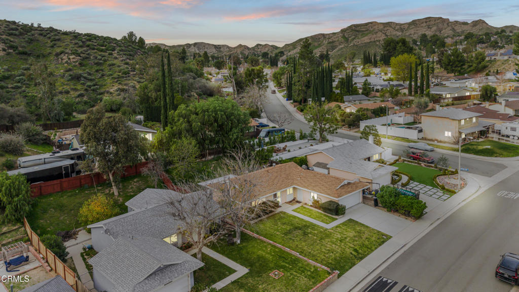 29443 Abelia Road Canyon Country, CA 91387 - Photo 27 of 31 an aerial view of a house with a garden
