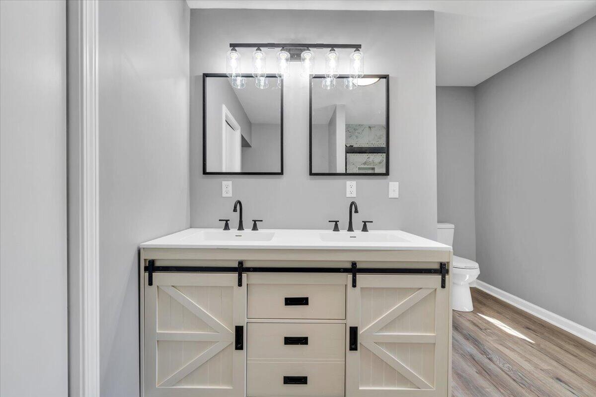 112 Frankie Lane Stuart, VA 24171 - Photo 23 of 57 a bathroom with a sink and a mirror