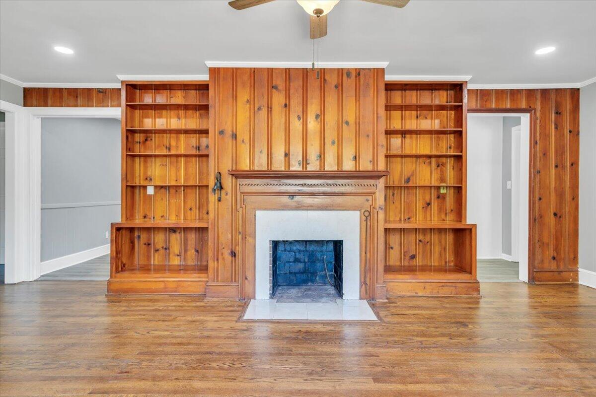 112 Frankie Lane Stuart, VA 24171 - Photo 7 of 57 a living room with a fireplace cabinet and a fireplace