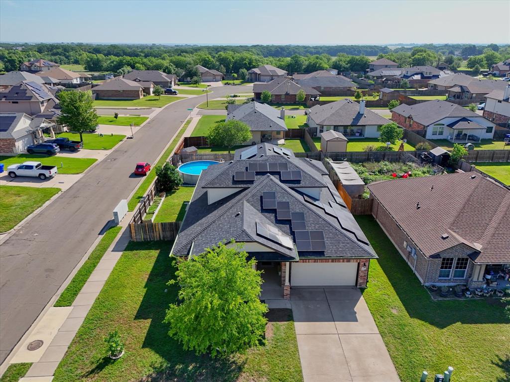 9453 Centennial Drive Waco, TX 76708 - Photo 36 of 37 an aerial view of a house with a garden