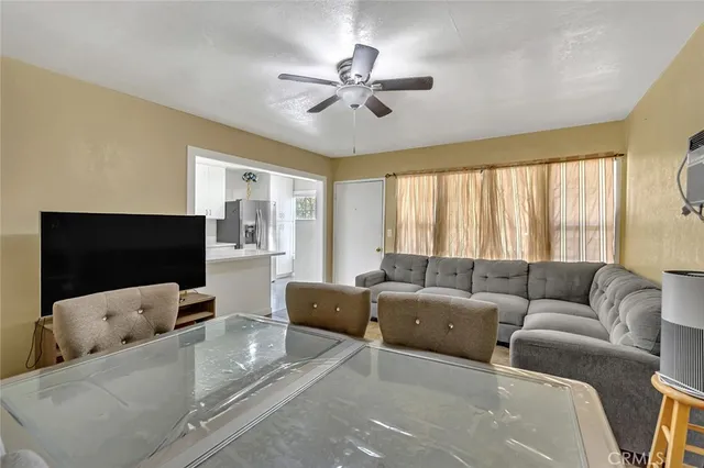 a backyard of a house with garage and garage