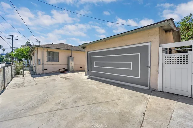 a house with a outdoor space