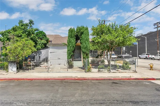 front view of a house with a street