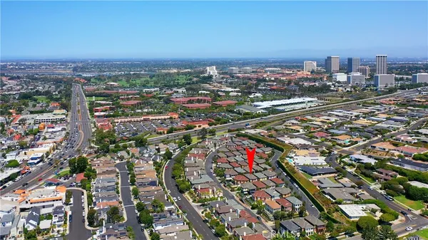 an aerial view of city