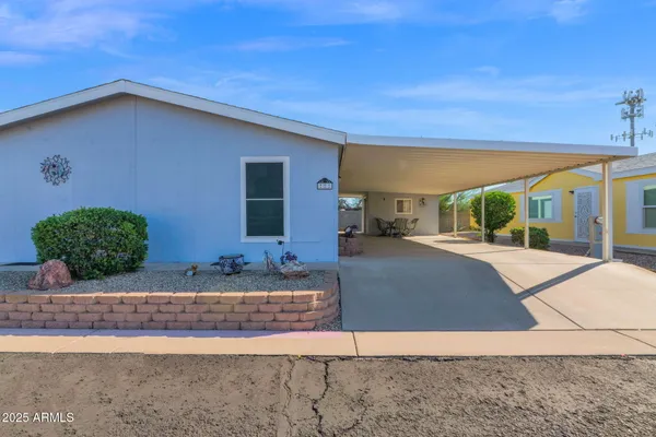 a view of a house with entertaining space