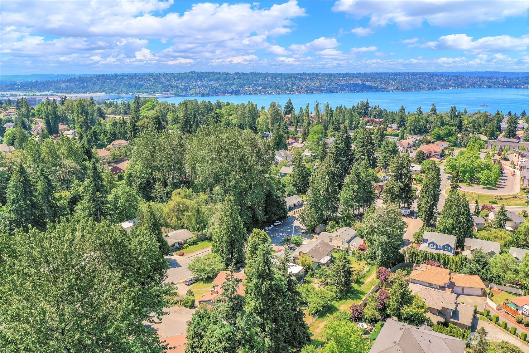 1809 Northeast 27th Street Renton, WA 98056 - Photo 30 of 32 a view of a city with lush green forest