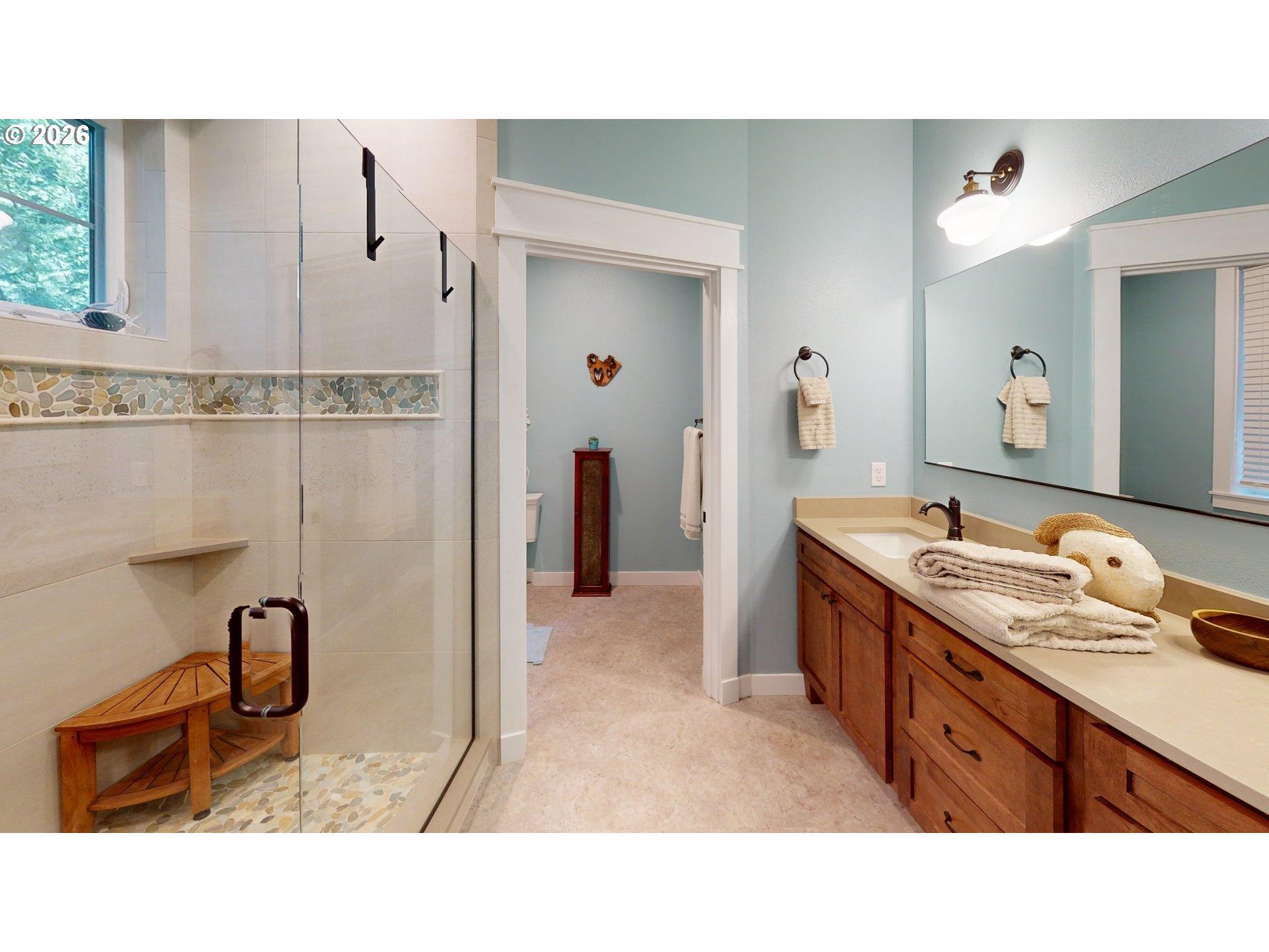 41900 Park Road Port Orford, OR 97465 - Photo 11 of 48 a bathroom with a sink double vanity