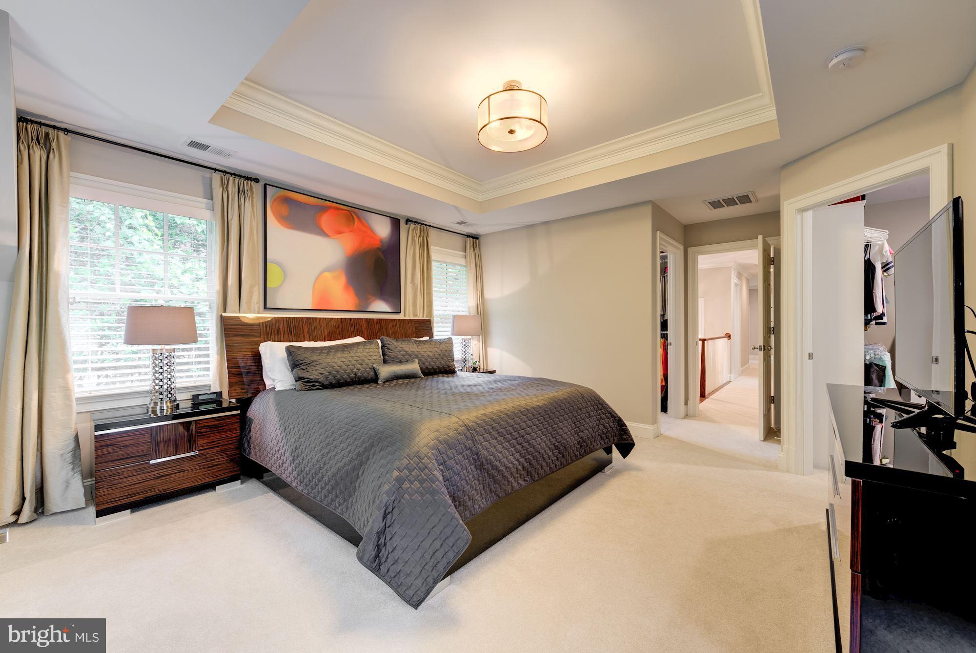 6834 St Albans Road McLean, VA 22101 - Photo 14 of 30 Master bedroom has 2 walk-in closets