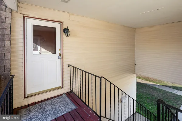 a view of a balcony