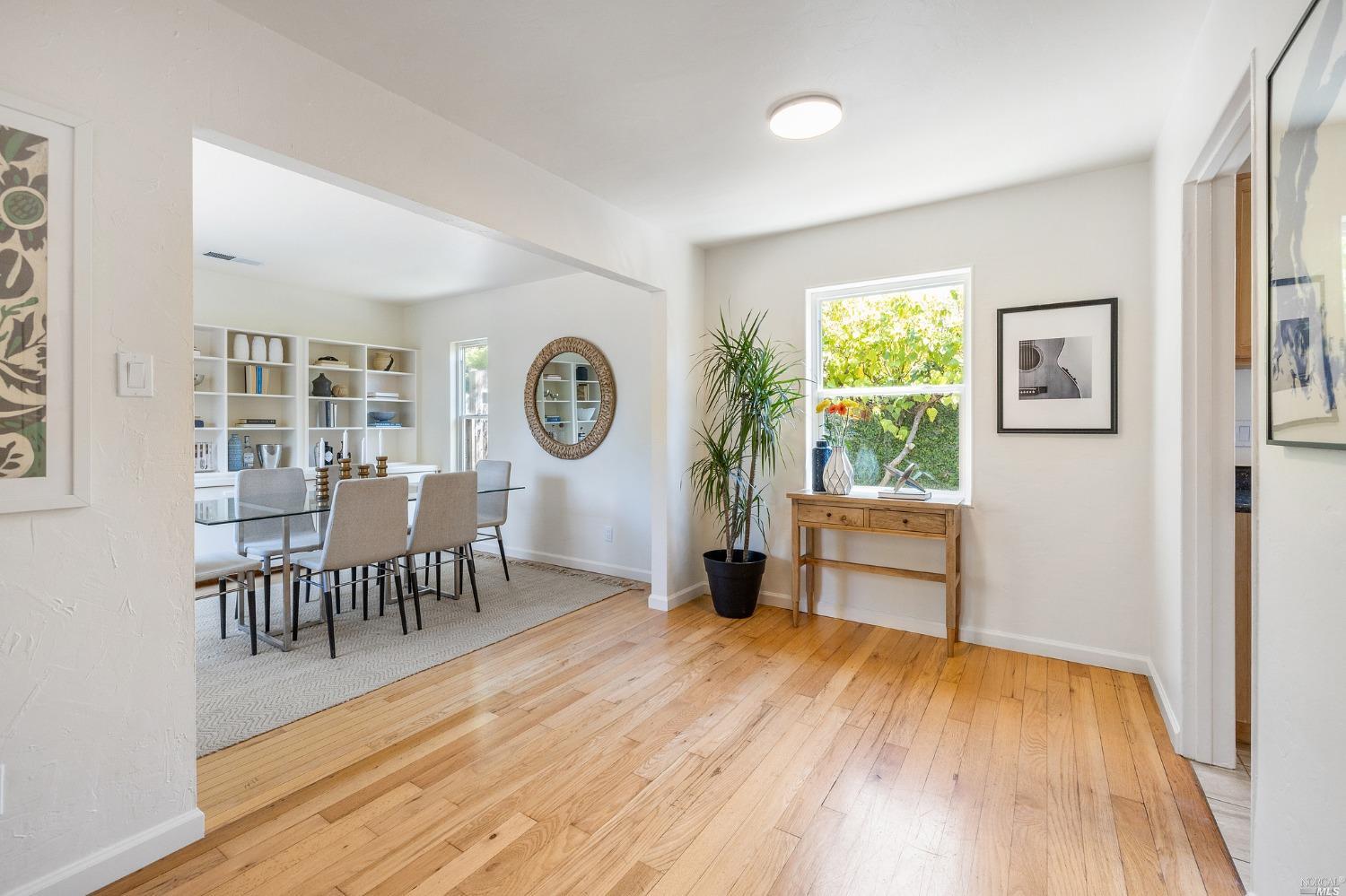 33 Matilda Avenue Mill Valley, CA 94941 - Photo 10 of 31 a view of a dining room with furniture and a window