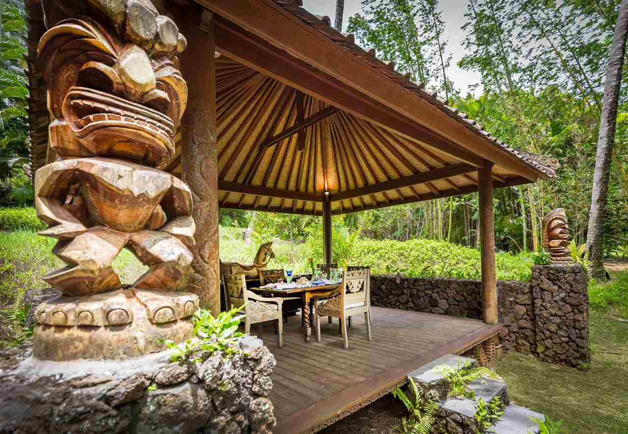 73 Door Of Faith Road Haiku, HI 96708 - Photo 1 of 30 a view of backyard with outdoor seating and plants
