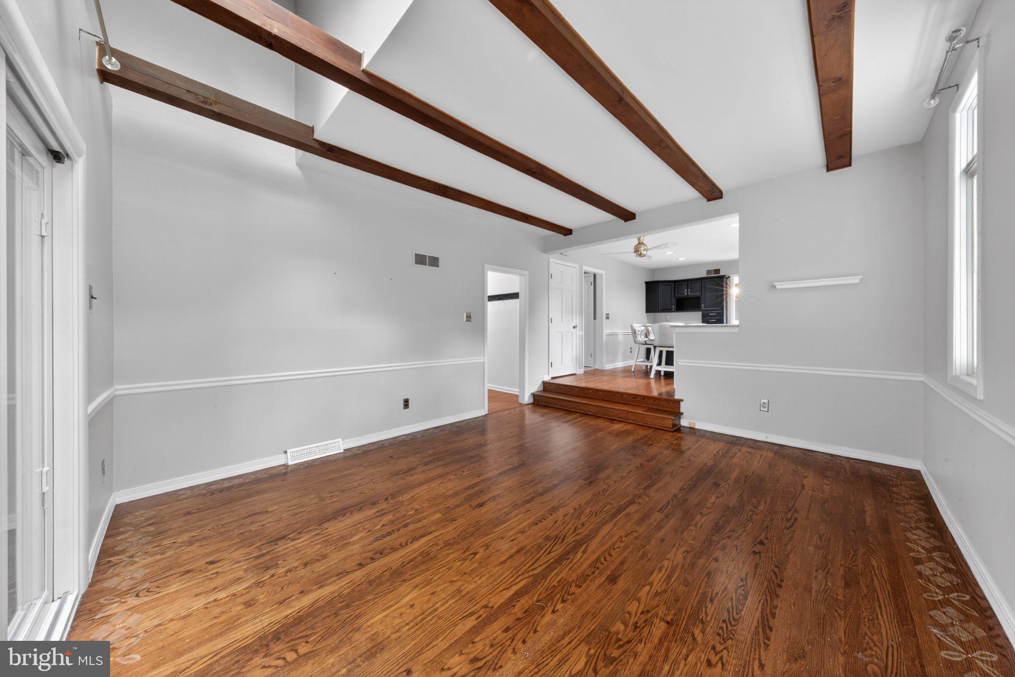 1020 Jeffrey Road Wilmington, DE 19810 - Photo 36 of 108 Spacious living area with wooden beams.